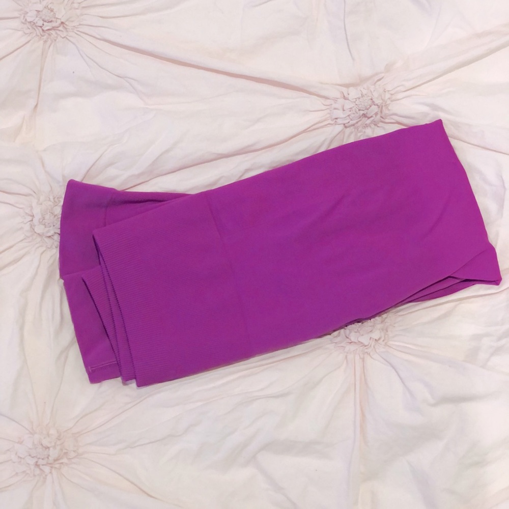 High Waist Magenta Lululemon Crop Leggings